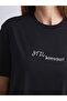Peak New Season Crew Neck Slogan Printed Oversize Women's T-Shirt - 3