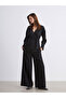 Wide Leg Women's Trousers with Elastic Waist