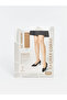 Alita City Lcw Dream Beige Plain Women's Pantyhose with a Difference - 2