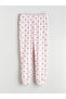 Peak New Season Crew Neck Patterned Women's Pajama Set - 8