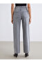 Wideleg Women's Jean Trousers - 4