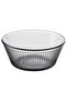 HAVSGÄDDA Bowl, stripe pattern/grey, 12 cm