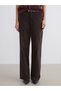 Lcw Jeans Brown Belted Wideleg Women's Jean Pants - 2