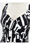 Lcw Dream Patterned Stitched Padded Women's Swimsuit with Drawstring Detail (S5) - 5