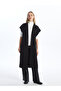 Shawl Collar Plain Short Sleeve Oversize Women's Knitwear Cardigan - 2