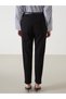 Lcw Jeans Black Mom Fit Women's Jeans Pants with Waist Belt - 4