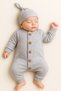 Seasonal 100% Cotton Beret Baby Romper Set - New Season Unisex