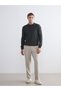 Ozmarka New Season Polo Neck Long Sleeve Men's Knitwear Sweater - 2
