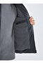 Standard Mold Stand Collar Men's Leather Look Coat - 4