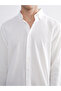 Ecru Regular Fit Long Sleeve Men's Shirt - 3