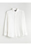 Ecru Regular Fit Long Sleeve Men's Shirt - 5