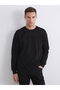 Crew neck printed men's sweatshirt