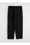Xside Black Men's Trousers with Side Pockets and Elastic Waist - 6