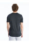Crew Neck Short Sleeve Men's Sports T-Shirt - 4