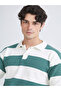 Esvab • Modern & Distinctive Devrik Roba Collar Long Sleeve Striped Men's Knitwear Sweater - 4