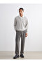 Rmz Gi̇yi̇m Farkiyla Contrast Polo Collar Men's Sweatshirt - 4