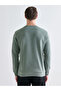 Green Crew Neck Men's Sweatshirt - 4