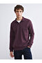 Rmz Gi̇yi̇m Farkiyla Hakim Roba Collar Long Sleeve Men's Thick Sweatshirt - 2