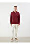 Polo Neck Long Sleeve Men's Sweatshirt - 2