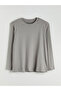 Crew Neck Long Sleeve Men's T-Shirt - 5