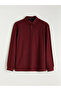 Polo Neck Long Sleeve Men's T-Shirt - 5