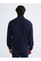 Vizyon New Season Comfortable Fit Stand Collar Men's Zippered Sweatshirt - 4