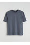 Rmz Gi̇yi̇m Farkiyla Zero Roba Collar Combed Cotton Men's T-Shirt - 6