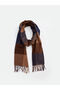 Peak New Season Plaid Patterned Fringed Men's Scarf