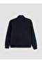 Vizyon New Season Comfortable Fit Stand Collar Men's Zippered Sweatshirt - 6