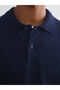 Lcw Vision Navy Blue Polo Neck Long Sleeve Men's Sweatshirt - 3