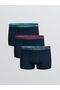 Standard Mold Cotton Flexible Men's Boxers 3-Piece