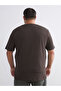 Vizyon New Season Large Size Printed Combed Cotton Men's T-Shirt - 5