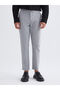 Gray Slim Fit Men's Trousers - 2