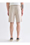 Beige Standard Fit Men's Shorts - 8
