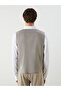 Standard Fit V-Neck Men's Knitwear Vest - 4