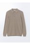 Polo Neck Long Sleeve Men's Knitwear Sweater - 5
