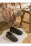 Lcw Steps Khaki Patterned Plush Inside Men's Home Boots