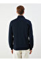 Özmarka New Season Stand Collar Long Sleeve Men's Zippered Sweatshirt - 4