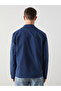 Lcwaikiki Classic Indigo Shirt Collar Men's Jacket - 5