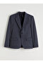 Navy Blue Slim Fit Men's Suit Jacket - 6
