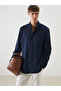 Nevavm Regular Fit Long Sleeve Gabardine Men's Shirt with Difference
