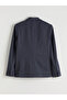 Navy Blue Slim Fit Men's Suit Jacket - 7