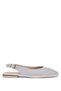 Women's Genuine Leather Beige Ballerina Shoes