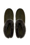 Women's Genuine Leather Green Heeled Slippers - 5