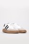 White Black Genuine Leather Thermo Sole Lace-Up Casual Women's Shoes Tg09934261538