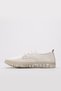 Beige Inside and Outside Genuine Leather Rubber Sole Lace-Up Casual Women's Shoes Tg096092615476 - 3