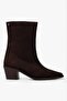 Women's Glac Brown Genuine Suede Leather Boots - 3
