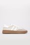 Beige Inside and Outside Genuine Leather Lace-Up Thermo Sole Casual Women's Shoes Tg09934261538 - 5
