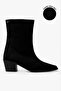 Women's Glac Black Genuine Suede Leather Boots