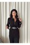 Women's Belted Zippered Shirt Collar Jumpsuit Dress
